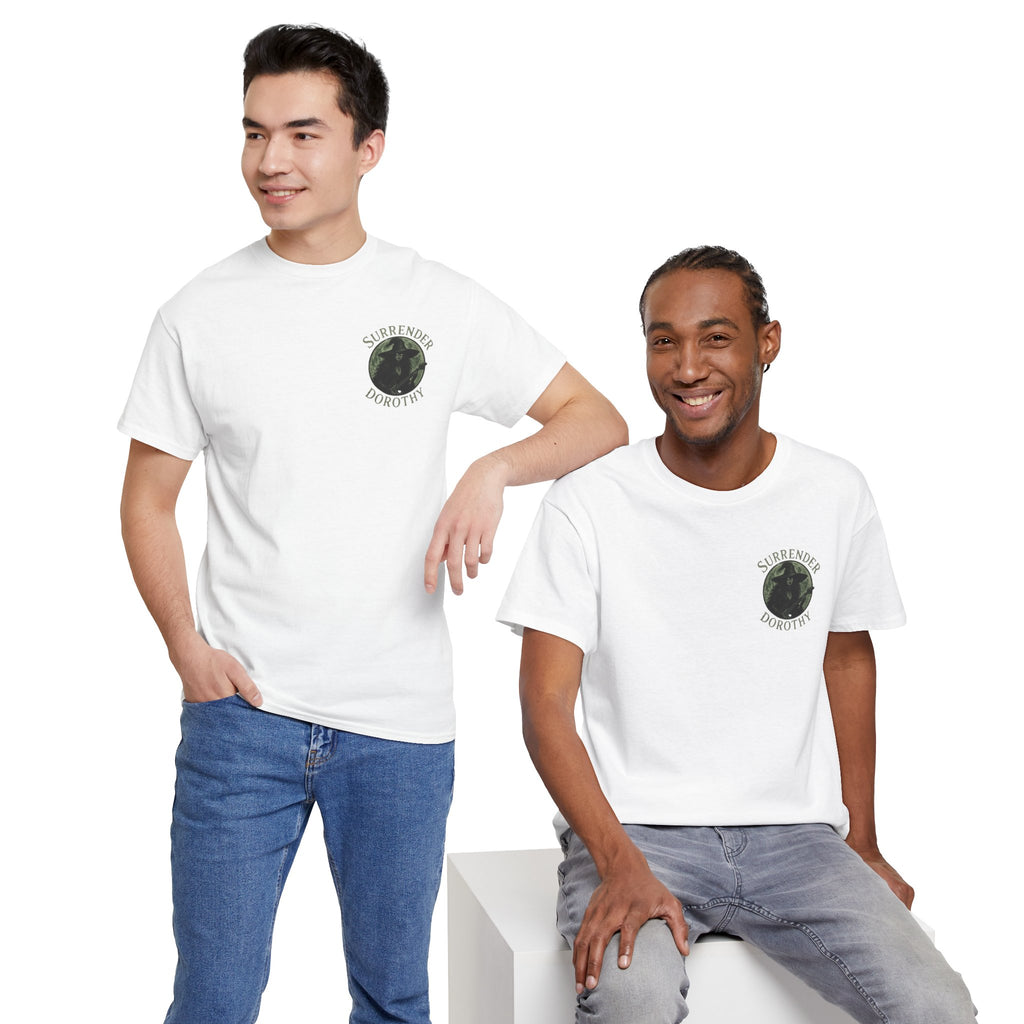 Surrender Dorothy Unisex T-Shirt (Back)