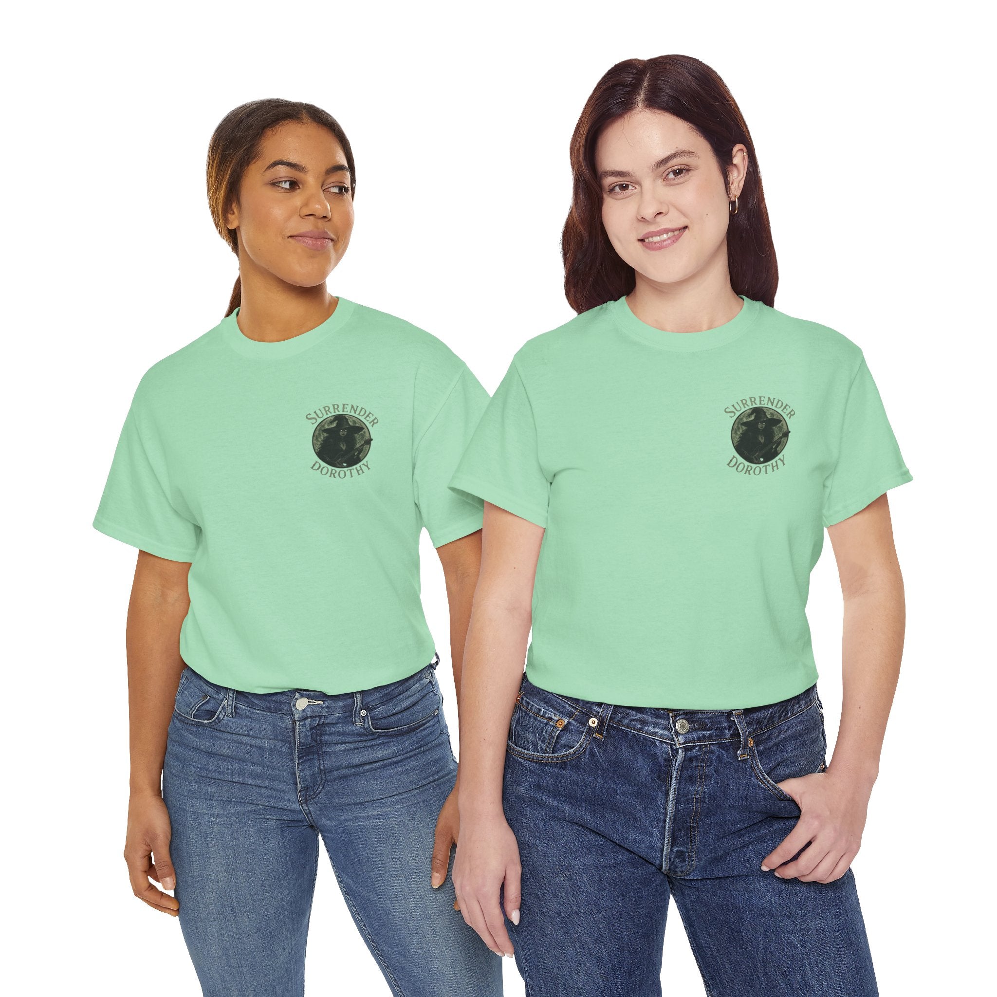 Surrender Dorothy Unisex T-Shirt (Back)