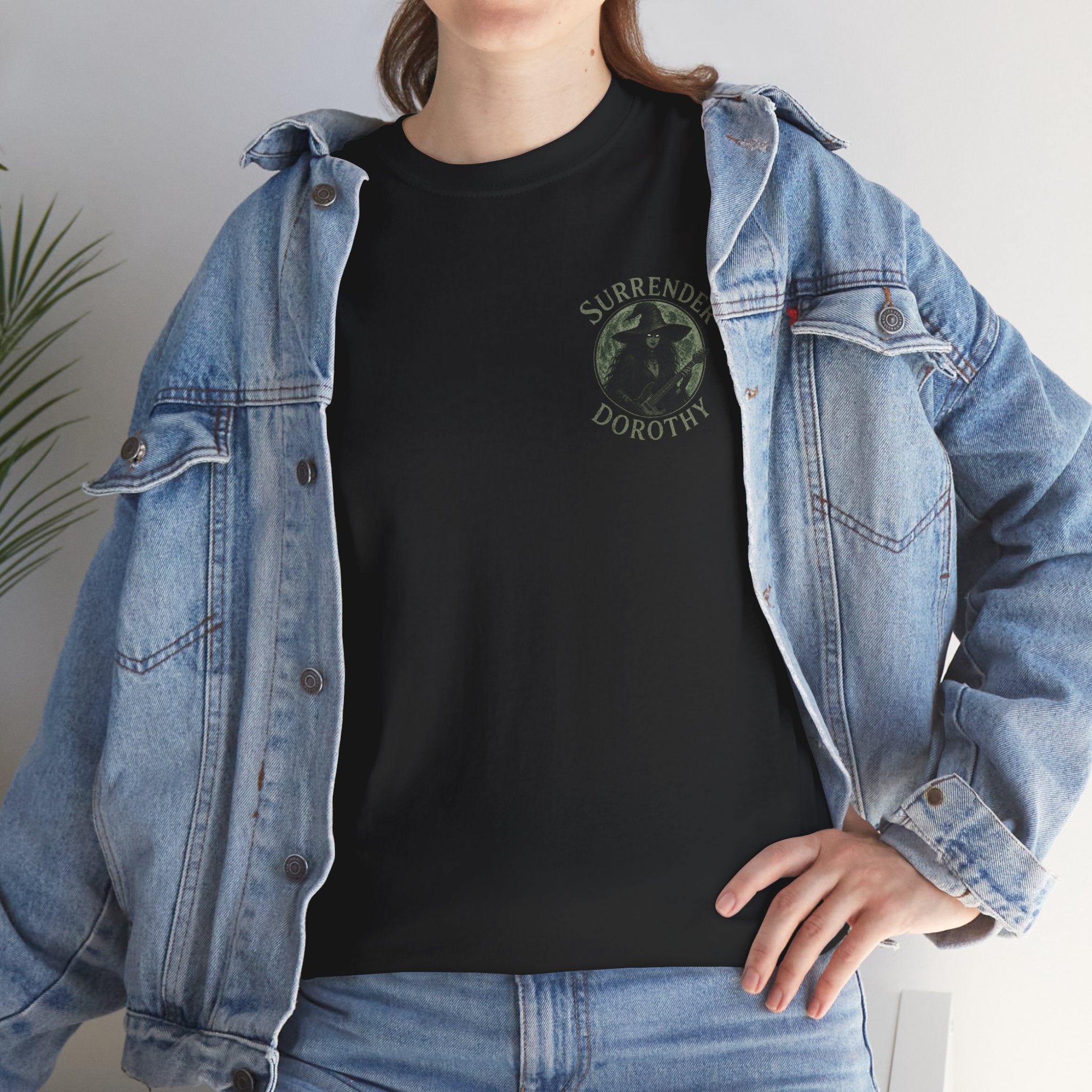Surrender Dorothy Unisex T-Shirt (Back)