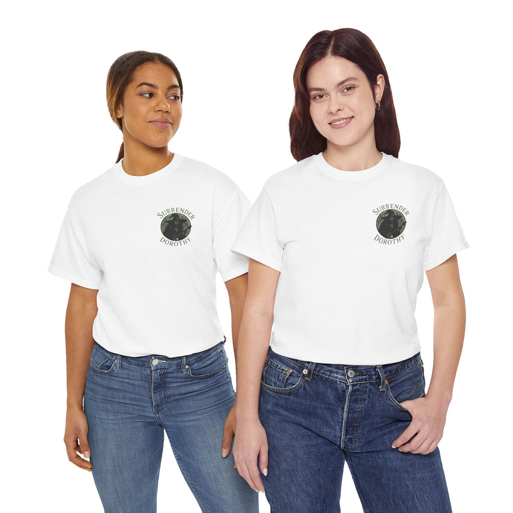 Surrender Dorothy Unisex T-Shirt (Back)